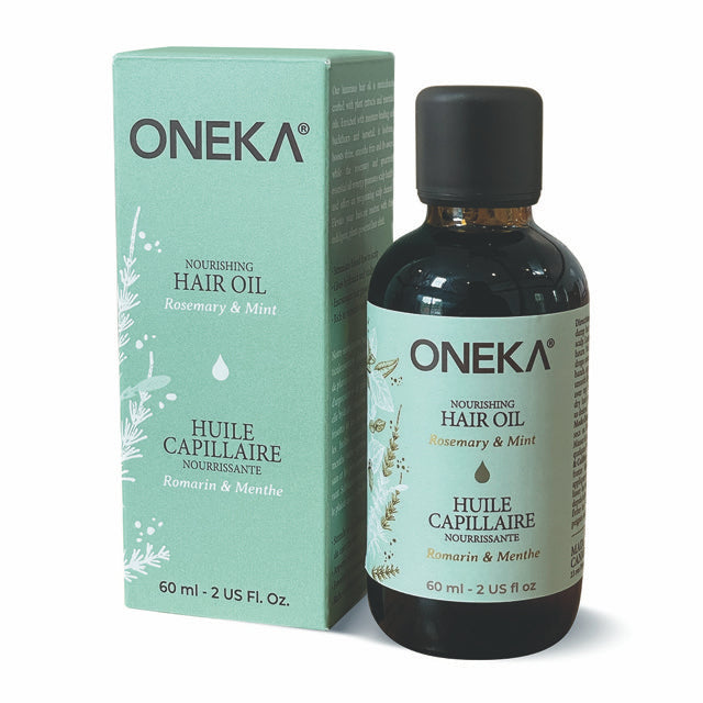 60 ml Huile capillaire nourrissante Romarin & Menthe